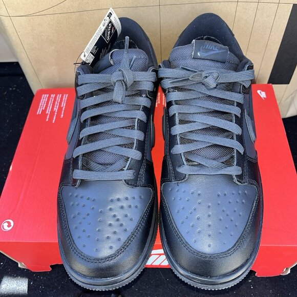 NEW Nike Dunk Low GTX Gore-Tex Triple Black Anthracite HQ2053-001 Size 10